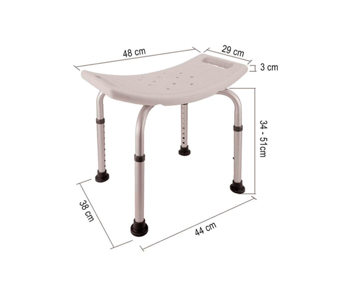 Banqueta de baño Oxen PMR Croquis 4