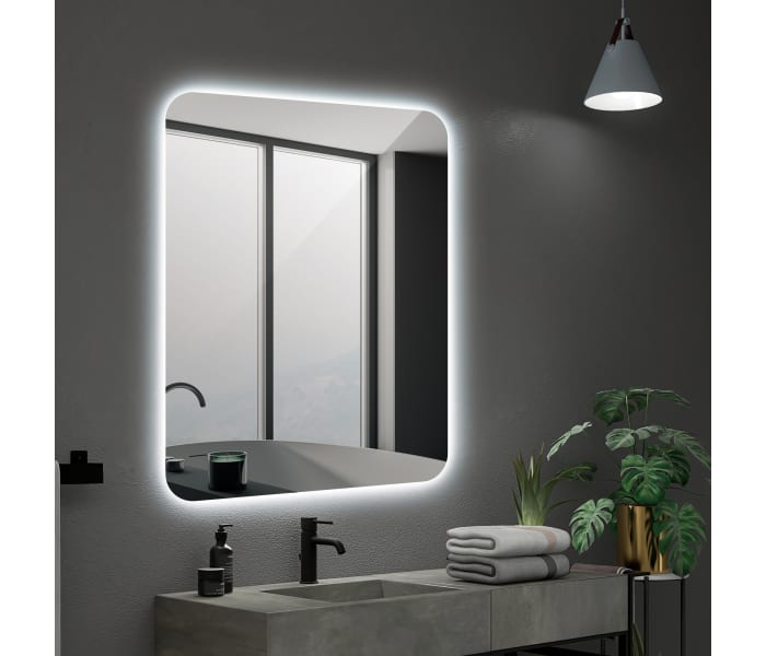 Espejo de baño con luz LED Ledimex Dinamarca Principal 1