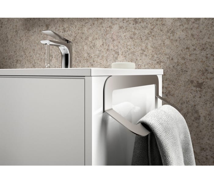 Toallero de mueble de baño cromo 36 cm de Imex