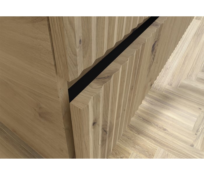 Conjunto mueble de baño Salgar Kira con lavabo sobre encimera Detalle 10