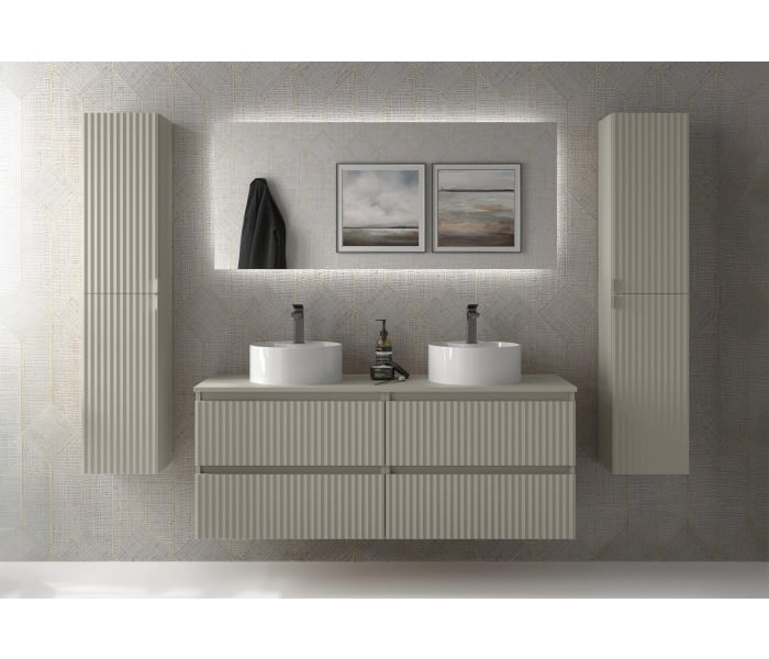 Conjunto mueble de baño Salgar Kira con lavabo sobre encimera Principal 3