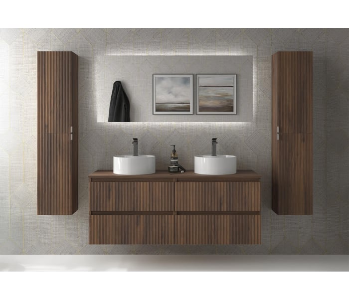 Conjunto mueble de baño Salgar Kira con lavabo sobre encimera Principal 1