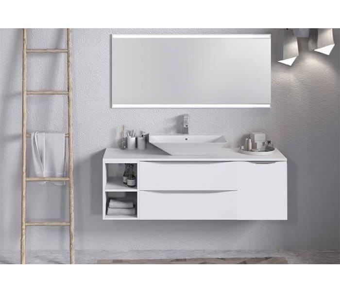 Mueble de baño con encimera de madera Landes Coycama Principal 0