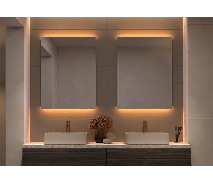 Espejo de baño con luz LED Bruntec Casiopea Principal 5