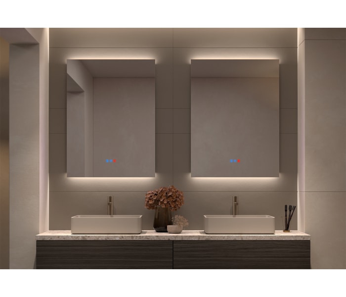 Espejo de baño con luz LED Bruntec Casiopea Principal 1