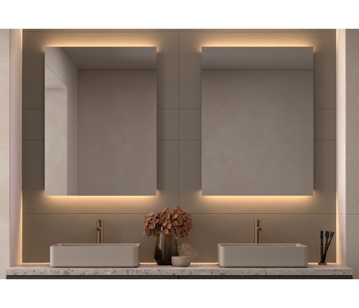 Espejo de baño con luz LED Bruntec Casiopea Principal 2