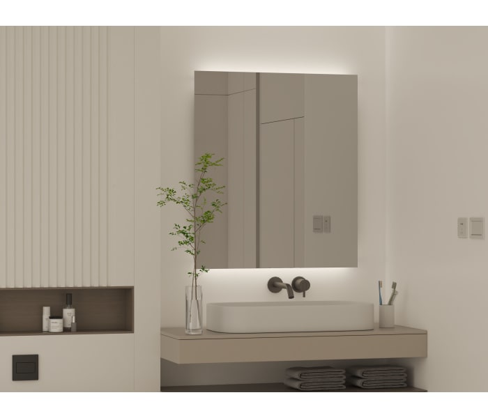 Espejo de baño con luz LED Bruntec Casiopea Ambiente 2
