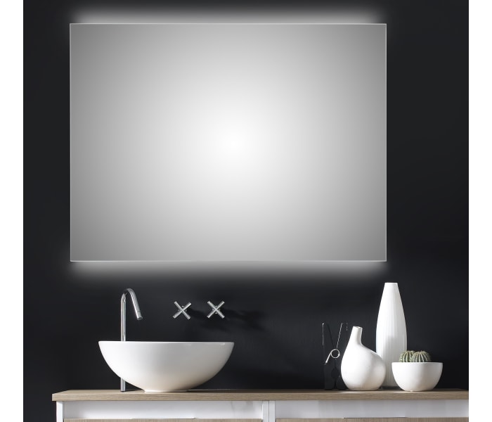 Foto: Espejo Decorativo con Luz de Led de Cristalería Crespo