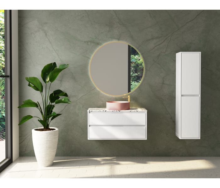 Mueble de baño con encimera de piedra Bruntec Boston Principal 0