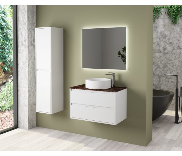 Mueble de baño con encimera de piedra Bruntec Boston Principal 1