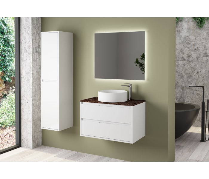Mueble de baño con encimera de piedra Bruntec Boston Principal 1