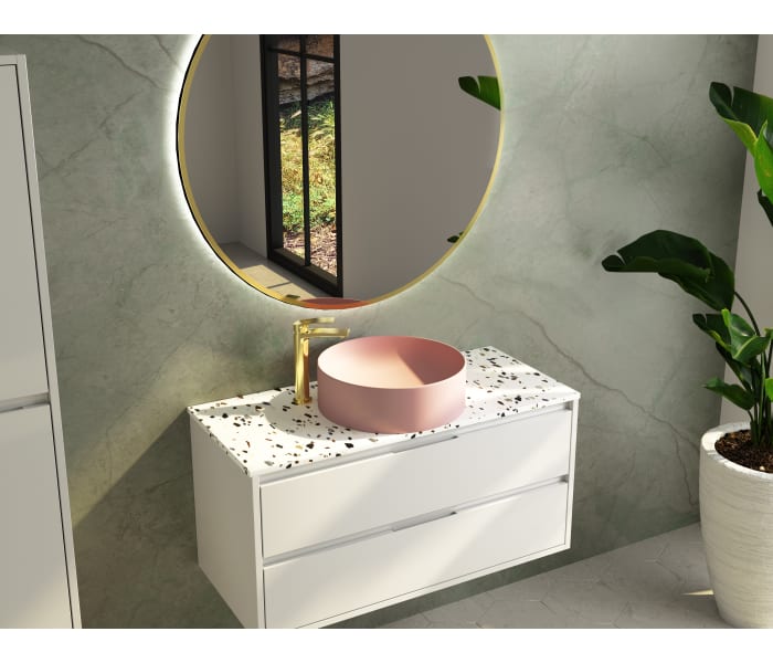 Mueble de baño con encimera de piedra Bruntec Boston Detalle 3
