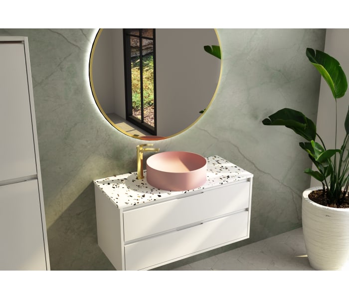 Mueble de baño con encimera de piedra Bruntec Boston Detalle 5