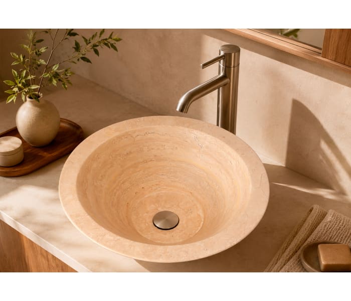 Lavabo de mármol natural Bruntec Cónico Principal 0
