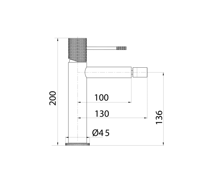Grifo de bidé Imex Line Croquis 7