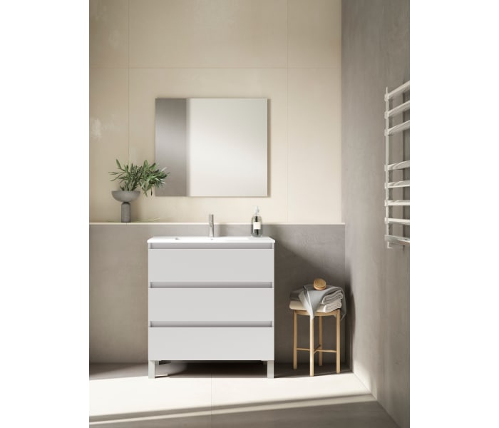 Mueble de baño fondo reducido 39.5 cm Viso Bath Box Principal 3