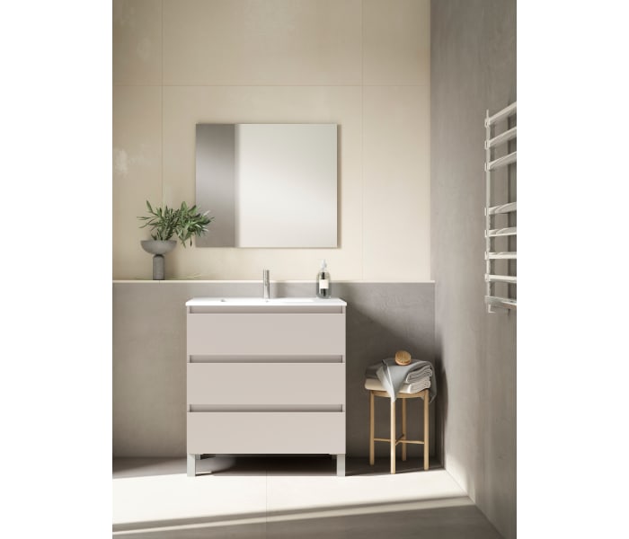 Mueble de baño fondo reducido 39.5 cm Viso Bath Box Principal 6