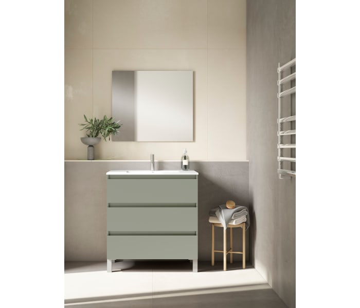 Mueble de baño fondo reducido 39.5 cm Viso Bath Box Principal 8