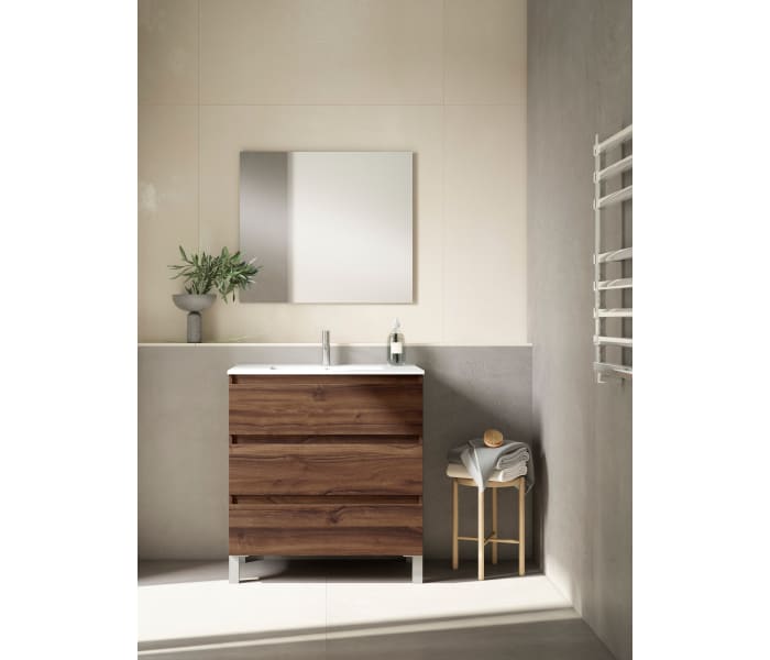 Mueble de baño fondo reducido 39.5 cm Viso Bath Box Principal 10