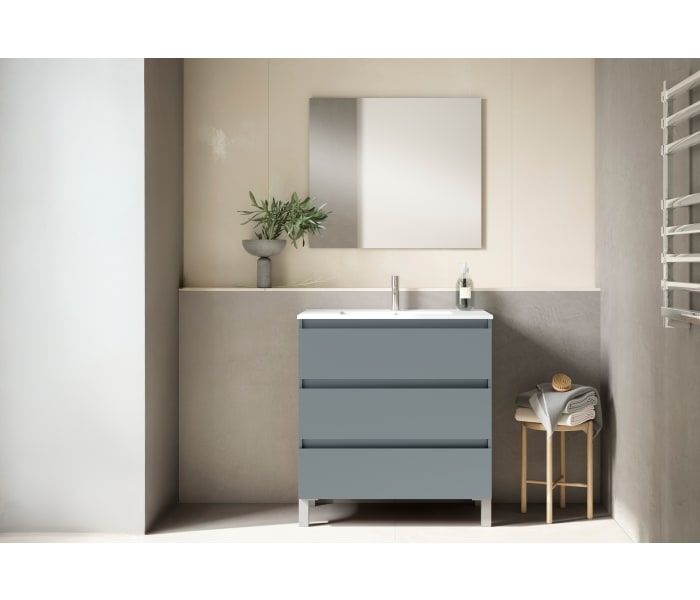 Mueble de baño fondo reducido 39.5 cm Viso Box Principal 1