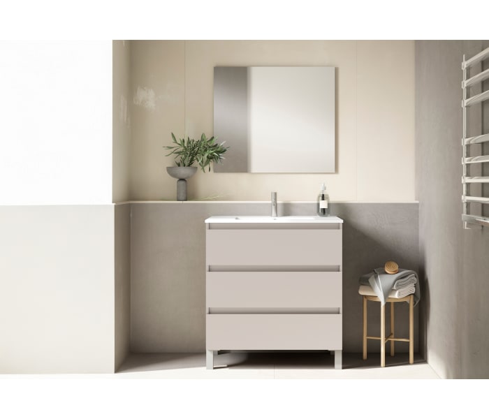 Mueble de baño fondo reducido 39.5 cm Viso Box Principal 5