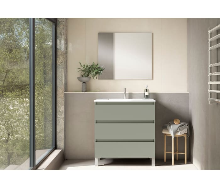Mueble de baño fondo reducido 39.5 cm Viso Box Principal 6
