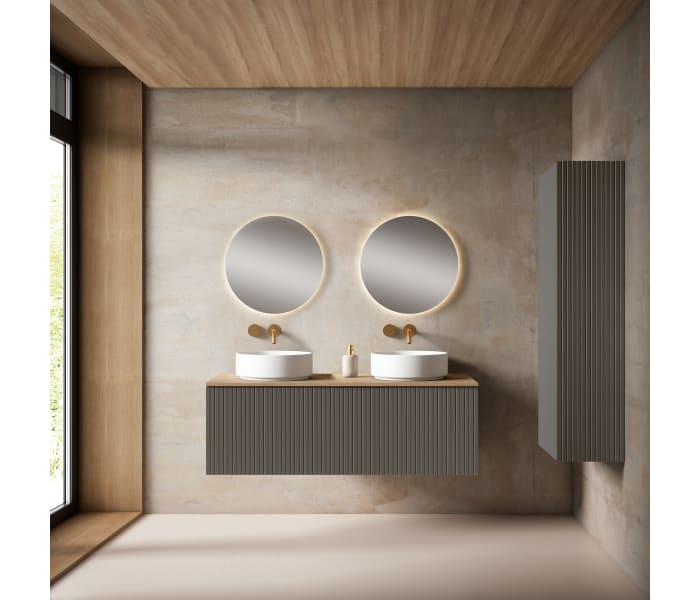 Mueble de baño con enciemra MDF Hidrófuga Viso Bath Bari Principal 4