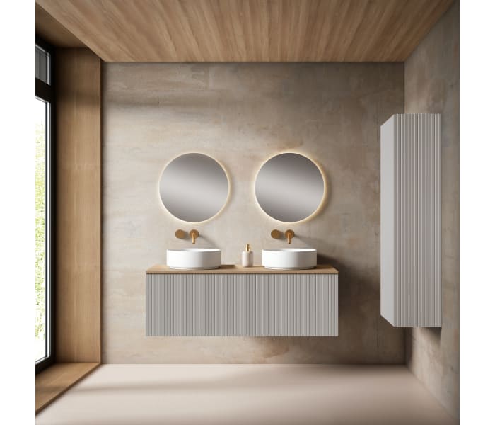 Mueble de baño con enciemra MDF Hidrófuga Viso Bath Bari Principal 6