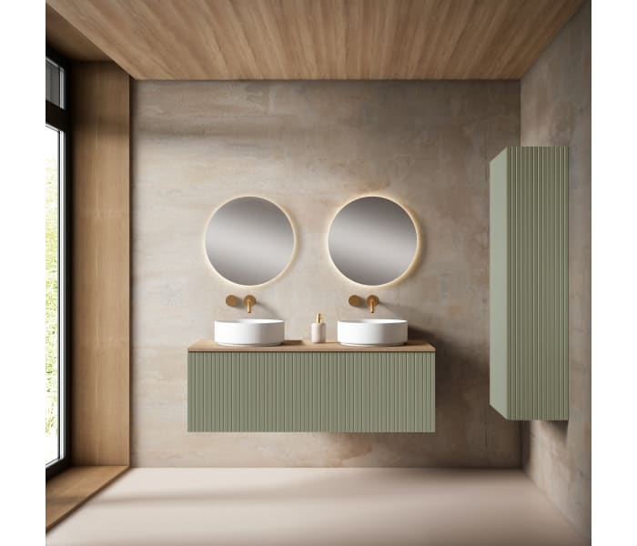 Mueble de baño con enciemra MDF Hidrófuga Viso Bath Bari Principal 7