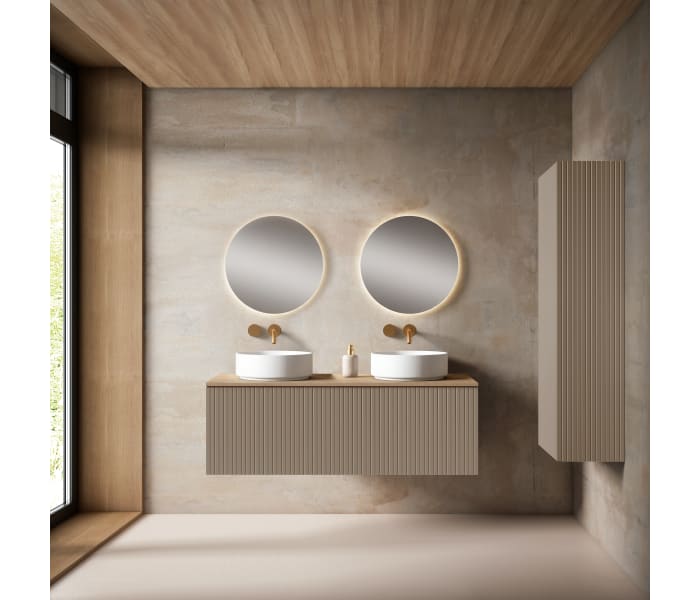 Mueble de baño con enciemra MDF Hidrófuga Viso Bath Bari Principal 0