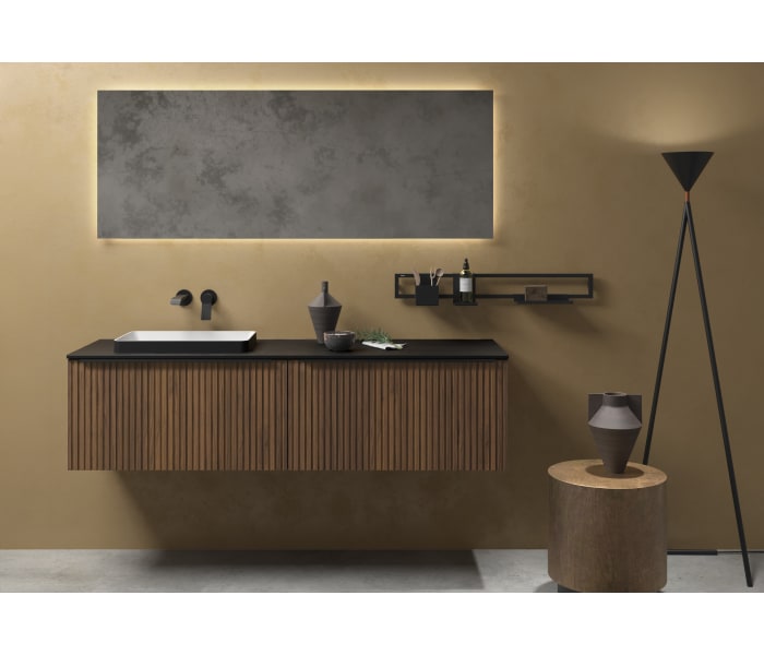 Mueble de baño con encimera de madera Salgar Biba Principal 0