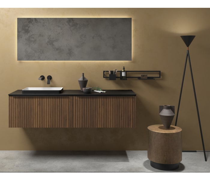 Mueble de baño con encimera de madera Salgar Biba Principal 0