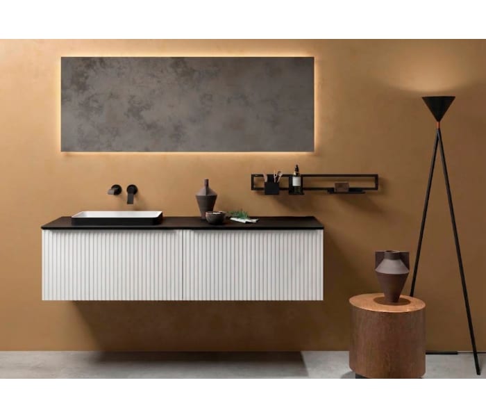 Mueble de baño con encimera de madera Salgar Biba Principal 1