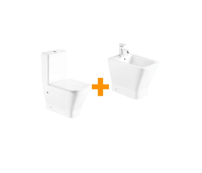 Pack Inodoro + bidé Bruntec New París Principal 0
