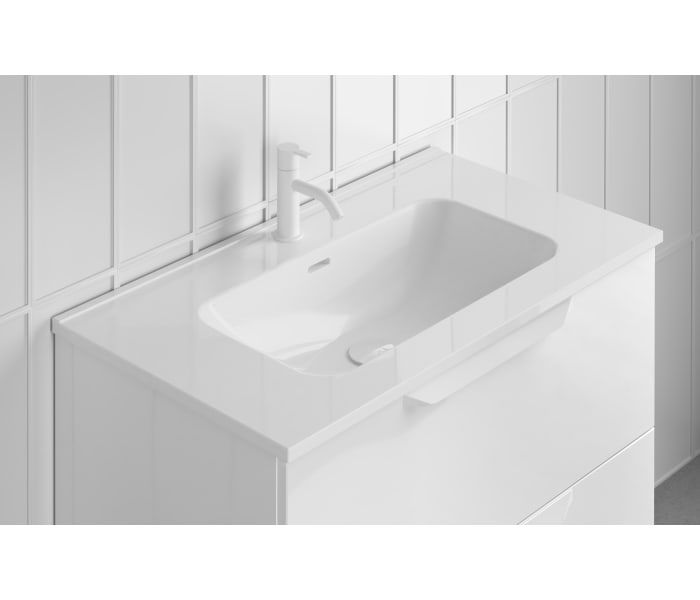 Mueble de baño modelo sansa 80cm con 2 cajones lavabo ceramico