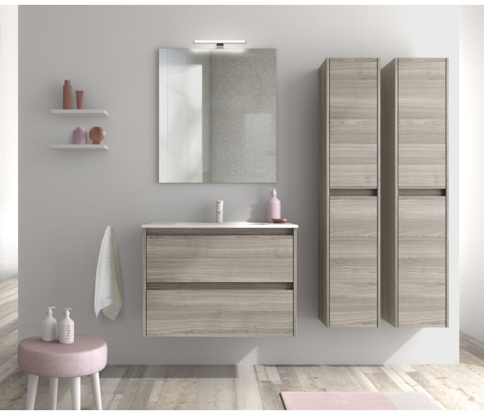 Conjunto Mueble de baño Sansa de 2 cajones 60-70-80-100 CM