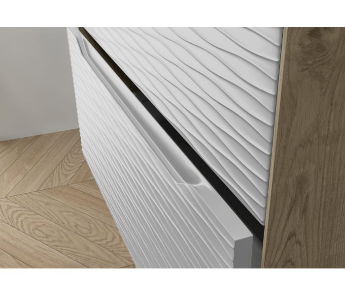 Mueble de baño con encimera de madera Sahara Coycama Detalle 33