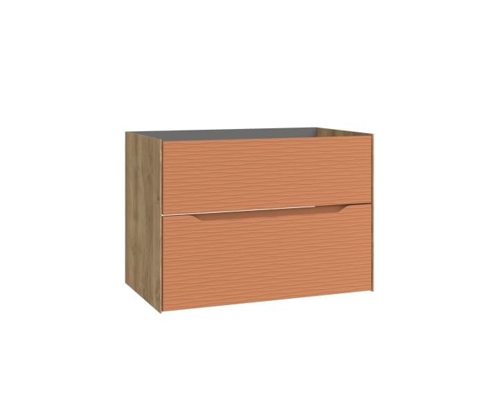 Mueble de baño con encimera de madera Sahara Coycama Principal 28