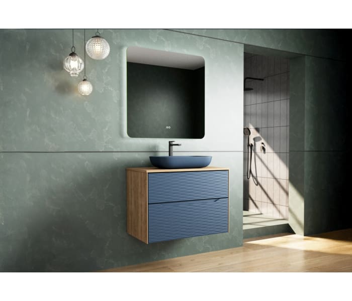 Mueble de baño con encimera de madera Sahara Coycama Principal 5