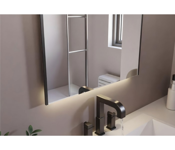 Espejo de baño con luz LED Bruntec Keops Detalle 1