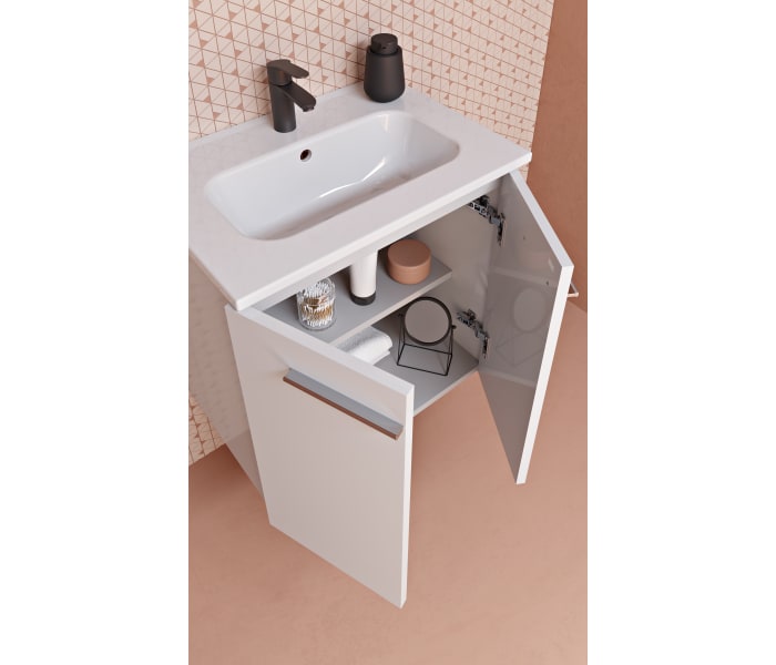 Conjunto completo mueble de baño fondo reducido 35 cm Royo Street Detalle 6