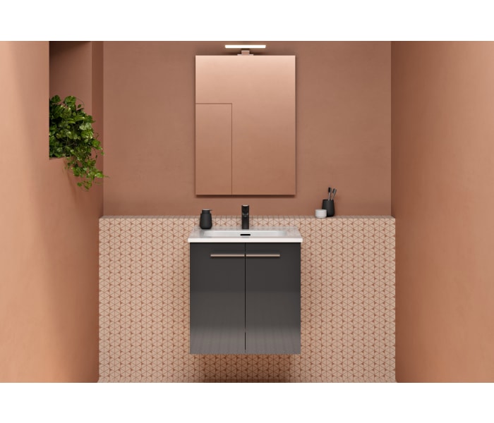 Conjunto completo mueble de baño fondo reducido 35 cm Royo Street Principal 2