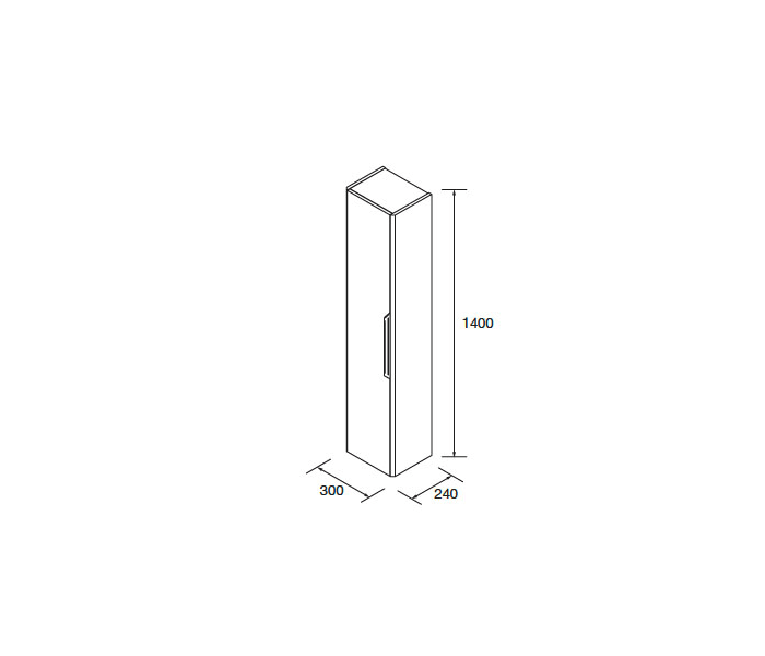Columna de baño Salgar Luva Croquis 4