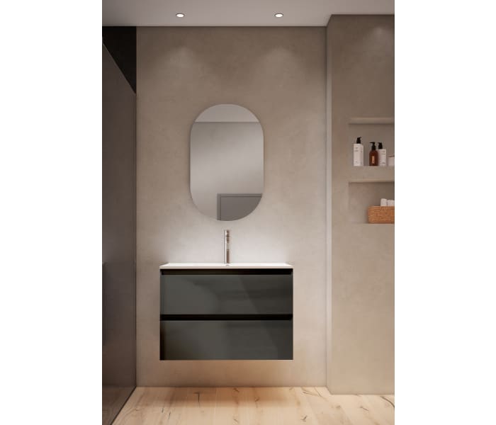 Mueble de baño fondo reducido 39.5 cm de Viso Bath Box Principal 10