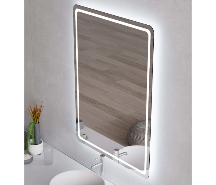 Espejo de baño con luz LED Bruntec Leroy Principal 1