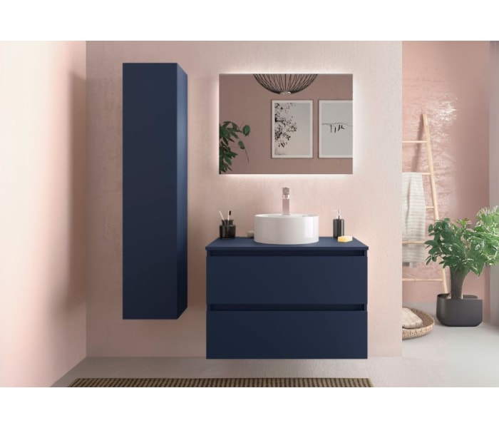 Mueble de baño para lavabo sobre encimera Salgar Bequia nórdico Principal 4