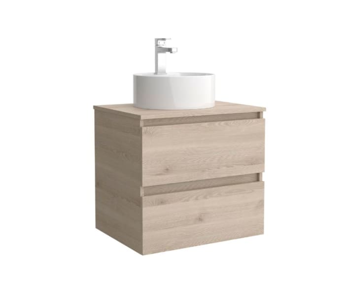 Mueble de baño para lavabo sobre encimera Salgar Bequia nórdico opción 15