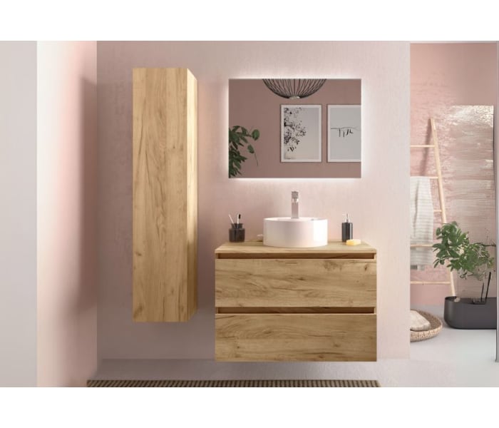Mueble de baño para lavabo sobre encimera Salgar Bequia nórdico Principal 0