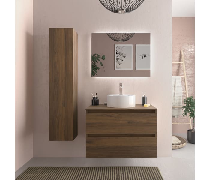 Mueble de baño para lavabo sobre encimera Salgar Bequia nórdico Principal 1