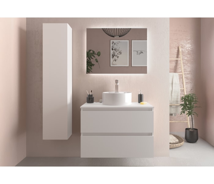 Mueble de baño para lavabo sobre encimera Salgar Bequia nórdico Principal 2